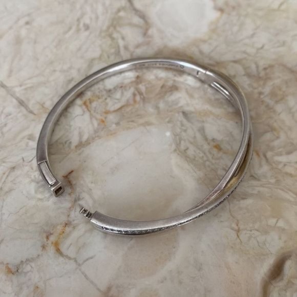 PANDORA?Entwined 925 Sterling Silver Cuff Bracelet - Picture 6 of 9